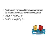 Vandens kietumas. Skaidrės 9 puslapis