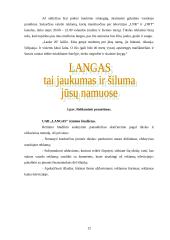 Praktinė verslo analizė: UAB "Langas" 11 puslapis