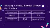 Nitratų ir nitritų kiekio tyrimas daržovėse 6 puslapis
