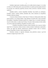 Prezidento rinkimų ypatumai Lietuvoje 7 puslapis