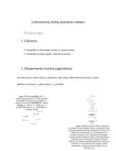 Matavimai mikroskopu. Laboratorinis