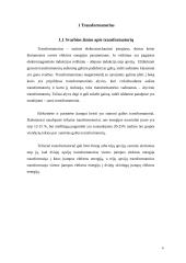 Transformatorių atšakų skaičiavimas ir parinkimas 3 puslapis