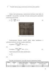 Transformatorių atšakų skaičiavimas ir parinkimas 9 puslapis