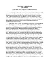 Gamtos įtaka žmogaus fizinei ir psichologinei būklei