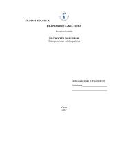 Profesinės veiklos praktika: draudimo bendrovė "Reso Europa"