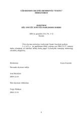 Informaciniai vidaus dokumentai ir jų pavyzdžiai 6 puslapis