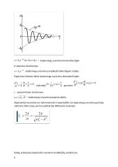 Mechaninius svyravimus apibūdinantys dydžiai. Harmoniniai, slopinamieji svyravimai, jų diferencialinės lygtys ir sprendiniai 8 puslapis