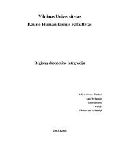 Regionų ekonominė integracija