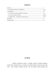 Reguliavimo valdymo funkcijos samprata. Kontrolė 2 puslapis