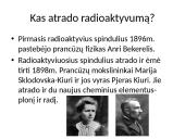Radioaktyvumas ir jo poveikis 5 puslapis