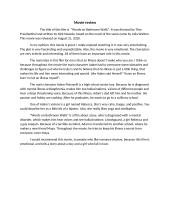 “Words on Bathroom Walls”. Movie review