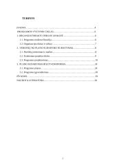 Rekreacinės programos sudarymas