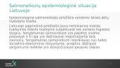 Salmoneliozių epidemiologinė situacija Lietuvoje, profilaktika 8 puslapis