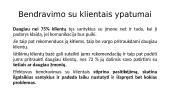 Bendravimo su klientais ypatumai 2 puslapis