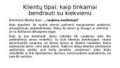 Bendravimo su klientais ypatumai 6 puslapis