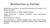 Bendravimo su klientais ypatumai 7 puslapis