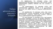 Administracinės teisės principai. Skaidrės 19 puslapis