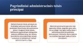 Administracinės teisės principai. Skaidrės 8 puslapis