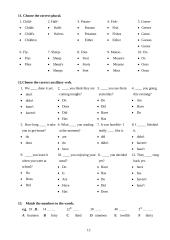 Anglų kalbos olimpiadų užduotys 5, 7 ir 10 klasėms 13 puslapis