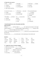 Anglų kalbos olimpiadų užduotys 5, 7 ir 10 klasėms 17 puslapis