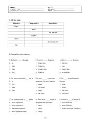 Anglų kalbos olimpiadų užduotys 5, 7 ir 10 klasėms 10 puslapis