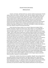 Vienatvė lietuvių literatūroje  (Biliūnas, Krėvė)