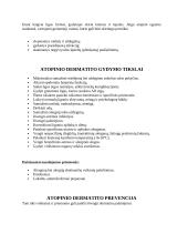 Atopinis dermatitas (referatas) 6 puslapis