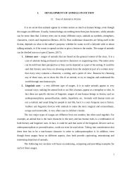 Depiction and characterization of animals in the fiction of Jack London and Yann Martel 10 puslapis
