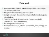 Miegas ir jo sutrikimai (skaidrės) 11 puslapis