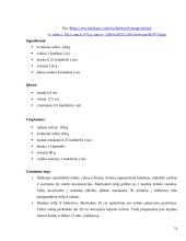 Obuolių pyragas. Technologijų brandos egzamino darbo aprašas 14 puslapis