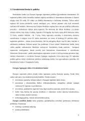 Rinkos raida ir perspektyvos integruojantis į Europos Sąjungą (ES) 6 puslapis