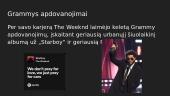 Pristatymas muzikai. The Weeknd 6 puslapis