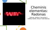 Cheminis elementas: Radonas