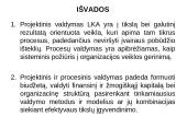 Projektinio ir procesinio valdymo modelių derinimas viešajame sektoriuje: LKA atvejo analizė 6 puslapis