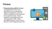Kompiuterių virusų rūšys, kaip veikia, kaip apsisaugoti, sumažinti riziką pavojams 4 puslapis