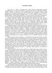 Romantizmas Lietuvoje ir pasaulyje 14 puslapis