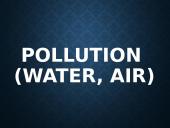 Environmental effects
