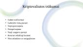 Kriptovaliutos ir prekyba valiuta. Skaidrės 11 puslapis