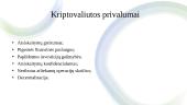 Kriptovaliutos ir prekyba valiuta. Skaidrės 10 puslapis