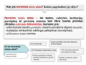 Teisės aktai ir jų rūšys. Skaidrės 3 puslapis