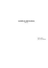 Sandėlių įrengimas