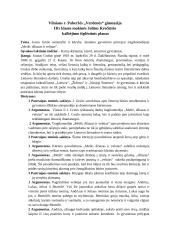 Jaunimo gyvenimo principai tragikomedijoje „Meilė, džiazas ir velnias“. Planas