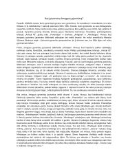 Kas įprasmina žmogaus gyvenimą? (kalba)