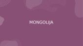 Mongolija. Šalies pristatymas