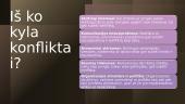 Bendravimas ir konfliktai (skaidrės) 6 puslapis