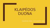 Klaipėdos duona - prekinio ženklo analizė