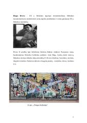 Kūrybinio darbo aprašas. Darbų ciklas „Meksikos link“ 10 puslapis