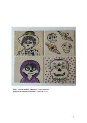 Kūrybinio darbo aprašas. Darbų ciklas „Meksikos link“ 2 puslapis