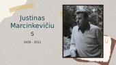 Justinas Marcinkevičius. Jo kūryba