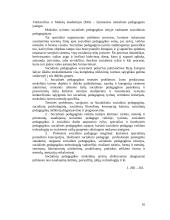 Socialinės pedagogikos mokslo raida, ryšys su kitais mokslais bei tyrimai 15 puslapis